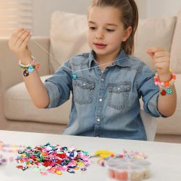 Rubber Band Bracelet Charms Rubber Loom Band Charms Silicone Bracelet Colorful Jewelry Making Kit DIY Necklace Bracelet Pendant