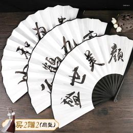 Decorative Figurines Antique League Disco Fan Folding Boys Domineering Chinese Style Portable Dance Han Clothing Accessories