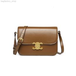 Leather Handbag Designer Sells New Women's Bags at 50% Discount Xiaofangbao New Fashion Bag Single Shoulder Womenshandbags