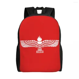 Backpack Syriac Suryoyo Flag Laptop Men Women Fashion Bookbag For School College Students Aramean Bags