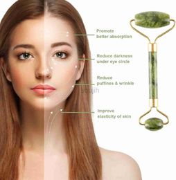 Face Massager 2024 New Anti Ageing Jade Stone Massage Set Gua Sha Rose Quartz Jade Face Roller Facial Energy Slimming Tool 240409