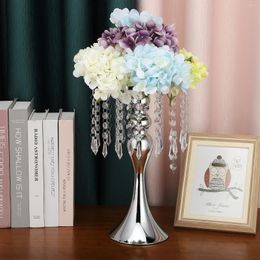 Candle Holders Stand Metal Candlestick Flower Vase Table Centrepiece Event Rack Wedding Decoration Home Decor