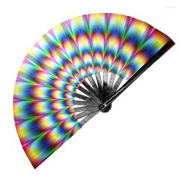 Decorative Figurines Folding Hand Fan Bamboo Bone With Ribs For Men/Women-Chinese Japanese Handheld Dance Music Festival Party