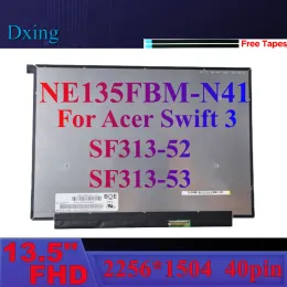 Screen 13.5" For Acer Swift 3 SF31352 SF31353 Laptop Display LCD LED Screen NE135FBMN41 V8.1 2256x1504 IPS 40pin