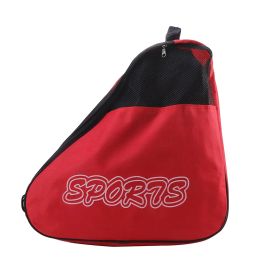 Half Net Roller Skating Bag Adult Children's Skating Shoes One Shoulder Backpack Roller Skating Large Capacity Storage Bag