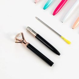 Multicolor Diamond Crystal Ballpoint Pen Luxury Bling Metal Ballpoint Pen Writing PenGift Kid School Office Stationery Supplies