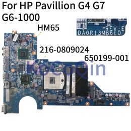 Motherboard KoCoQin laptop Motherboard For HP Pavillion G4 G41000 G6 HD6470 Mainboard 650199001 636375001 DA0R13MB6E1 2160809024 HM65