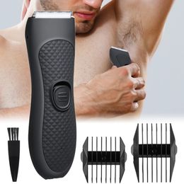 Hair Trimmer for Men Intimate Areas Zones Places Epilator Electric Razor Shaver Shaving Machine Man Beard Removal Cut y240403