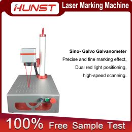 Hunst Small Laser Marking Machine MAX 30W Portable Foldable Mini Fibre Engraving Machine for DIY Marking Gifts Metal Engraving