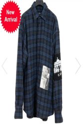 Heavy Fabric West ERD FLANNEL JACKET Hoodies Men Women 1:1 High Quality Oversized Plaid Shirt Wool Jersey Coats5073699
