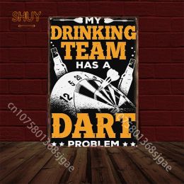 Vintage Beer Metal Tin Signs Drinks Posters for Club Bar Pab Man Cave Wall Decor Art Plaques Painting Pictures Home Decoration