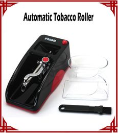 sp New Automatic Tobacco Cigarette Rolling Roller easy operate blue and red Automatic add Auto Cigaret DIY Makeer Machine2110056