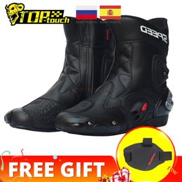 PRO-BIKER SPEED BIKERS Motorcycle Boots Moto Racing Motocross Off-Road Motorbike Motorcycle Shoes Botas Moto Botas Riding Boots