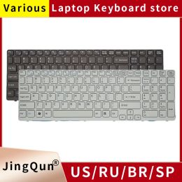 Keyboards New US/English RU/Russian Laptop Keyboard For Sony VAIO SVE15 SVE151C11M SVE151E11T SVE1511SAC SVE151C11T MP11K73SU920