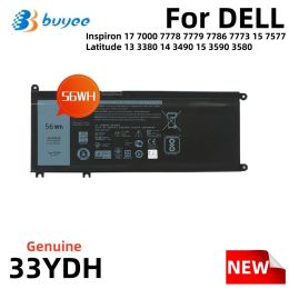 Batteries 33YDH 56WH Laptop Battery For Dell Inspiron 7000 7778 7779 7786 7773 7577 G3 3579 3779 G5 5587 7588 Latitude 13 3380 Vostro 7580