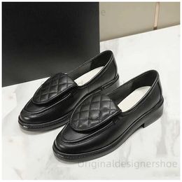Casual Shoes Genuine Leather Classic Womens Loafers Round toe Low Heeled Sheepskin Womens Shoes High Quality Walking Shoes Spring Autumn 42 T240409