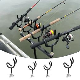 20 Degree Angle Rod Holders with Mounting Base PVC Coated Steel Wire Fishing Pole Holders for Boat