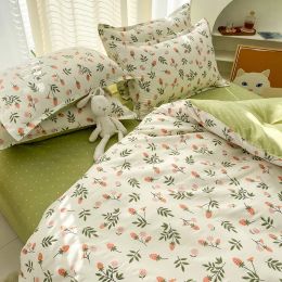 Bedding Set 2 Bedrooms Sheet Duvet Cover Linens Bedspread Euro Nordic 150 Bedspreads for 90 Bed Pillowcase Queen Size 140x200