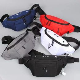 Designer fanny pack bum bag mens bag Trend letter sports waist pack Men's outdoor sports shoulder bag Oblique straddle chest multi-function mobile phone bag