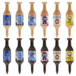 1/6pcs Mini Beer Bottle Golf Tees Golf Ball Holder Unique and Durable Golf Tees Golf Practise Tools Golf Accessories