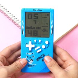 Mini Portable Classic Retro Handheld Game Console 23 Games Pocket Nostalgic Play Brick Game Machine Educational Puzzle Toys