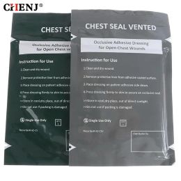 North American Rescue Chest Seal Medical Chest Seal Vented Outdoor Emergency Survival Medical Treatment First Aid Patch
