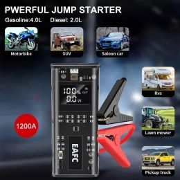 12V Car Jump Starter 16000mAh Power Bank 1200A Portable Battery Charger Auto Emergency Booster Starting Device Jump Start