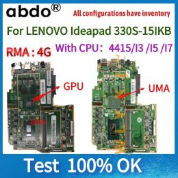 Motherboard 330S15IKB motherboard For LENOVO Ideapad 330S15IKB Laptop Motherboard.With 4405/4415 I3/I5/I7 CPU.4G RAM 100% test work