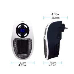 Portable Electric Air Heater Wall-Outlet Heater Room Powerful Warm Blower Remote Warmer Machine Winter Mini Household Radiator