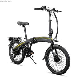 Bikes HILAND ROCKSHARK 20 inch foldable Ectric bike Ectir Bicyc with 250W motor 36V 7.8AH Rovab battery and Shimano L48