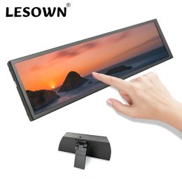 LESOWN Bar LCD Wide Screen USB Type C 8.8 inch IPS Long Strip Touchscreen 1920x480 HDMI Monitor Cpu Gpu Temperature Monitoring
