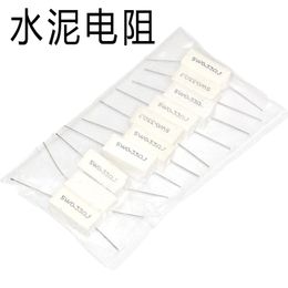 10pcs 5W 5% Cement Resistor Power Resistance 0R47 0R5 0R6 4R 4R3 4R7 5R 5R1 4 4.3 4.7 5 5.1 43 47 50 51 470 510 R K Ohm