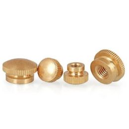 5-10PCS M3 M4 M5 M6 m8 m10 brass round blind end step Knurled Thumb Nuts