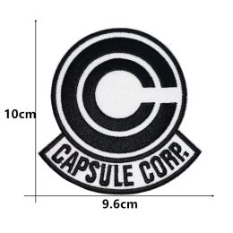 CAPSULE CORP Shooting Embroidered Fabric Patch Tactical Outdoor Backpack Morale Badge Hook LoopPatches for Clothing DIY