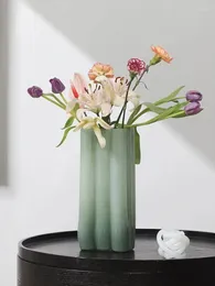 Vases Green Glass Vase Ins Modern And Minimalist Home Living Room Decoration Nordic Art Decor