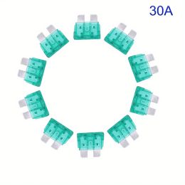 10PCS Medium Car Fuses Blade Type Fuse Set 5A 7.5A 10A 15A 20A 25A 30A 35A 40A