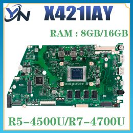 Motherboard X421IA Mainboard For ASUS Vivo Book X421I X421IAY X521IA R421IAY Laptop Motherboard With R54500U R74500U 8GB/16GB RAM