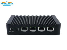 Partaker home server mini pc j1900 quad core CPU 4 intel lan firewall vpn router support linux pfsense OS and 3G4G2175112