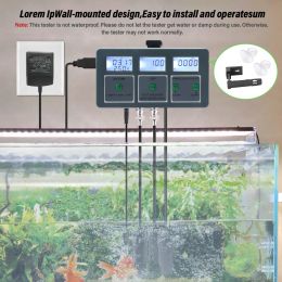 WiFi Tuya Smart PH Metre Data Logger Temp TDS Salinity S.G. EC ORP Water Tester Monitor Analyzer for Aquariums Pool Hydroponics