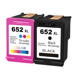 Portable Convenient Compatible With HP652 XL Ink Box Deskjet 1115 2135 3636 3790 4535 5275, Black Colorful Set