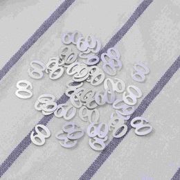 Party Decoration 1200 Pcs Anniversary Confetti Birthday Paper Plates Dining Table Number Child