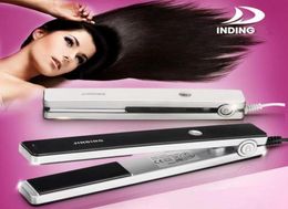 2016 new arrival Jinding hair straighter AC110240V 5060Hz power 35W black and white color Straightening Iron 20pcslot DHL 5738353