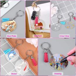 150PCS Key Ring Tassel Bulk With Keychain Tassels Leather for Decorations DIY Craft Jewellery Accessories