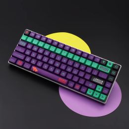 Accessories eva01 Purple Green XDA Profile Ball Keycaps Sublimation PBT Round Key cap For GMK Cherry MX Switch Mechanical Keyboard