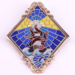 Viking classical enamel pin childhood game movie film quotes brooch badge Cute Anime Movies Games Hard Enamel Pins