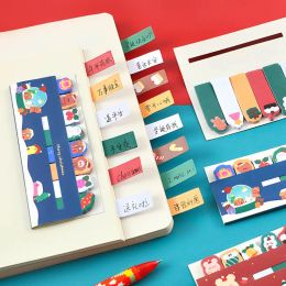 120 Sheets/pack Christmas Sticky Notes Memo Pad Label Note Bookmarks Notepad School Office Stationery Supplies