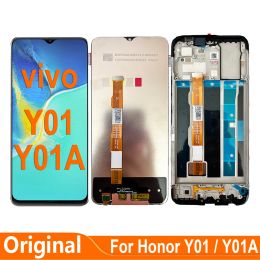 6.51'' Original For Vivo Y01 Y01A LCD Display Touch Screen Digitizer Assembly Repair Parts