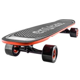 Skateboarding Enskate Woboard Electric Skateboard Dual 450W Motors Max 35Km/H With Remote Controller - Black Add Orange Drop Delivery Dh0J4