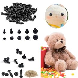 8 Colours 50/100pcs Plastic Safety Eyes Kit For TeddyBear Toys 5-20mm Animal Doll Amigurumi DIY Handmaking Toy Eyes Crafts Gift