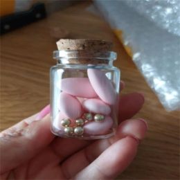 26*37*50mm 30ml Dragees Glass Jars Little Glass Bottle Test Tube Empty Container DIY Crafts Candy Bottle Wedding Gift